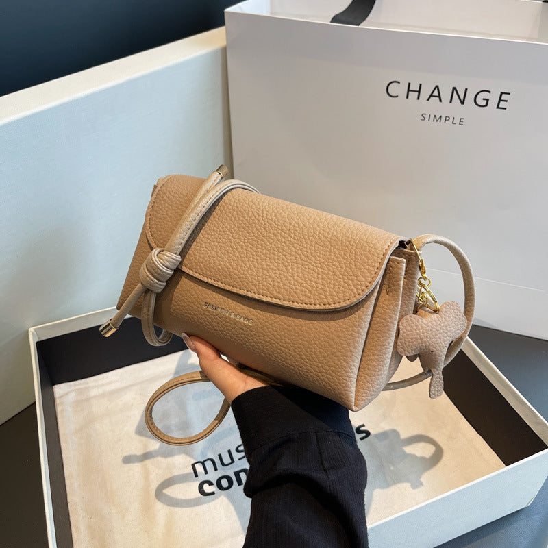 Textured PU Shoulder Bag