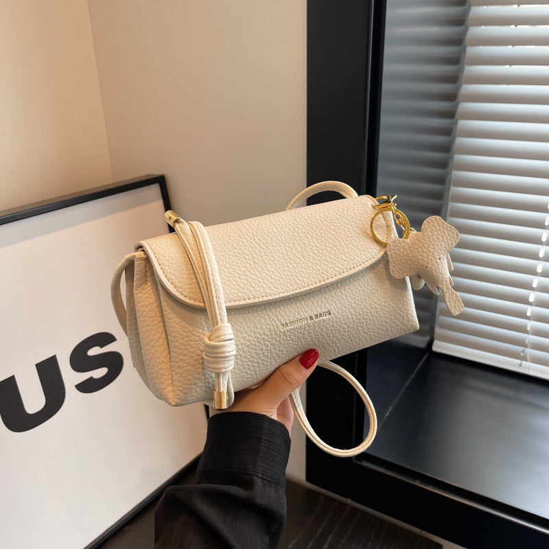 Textured PU Shoulder Bag