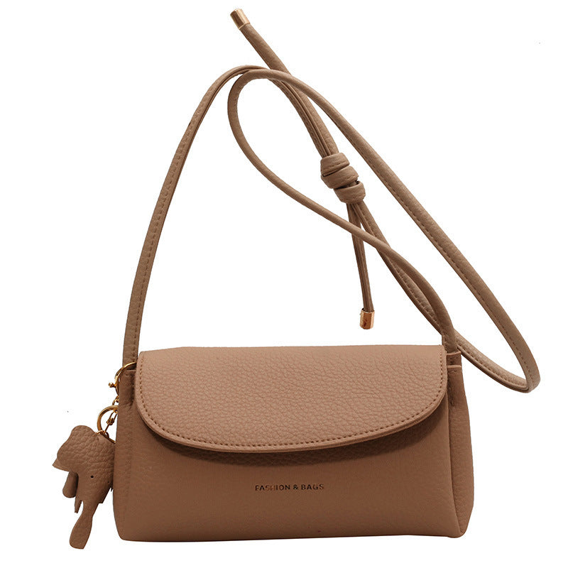 Textured PU Shoulder Bag