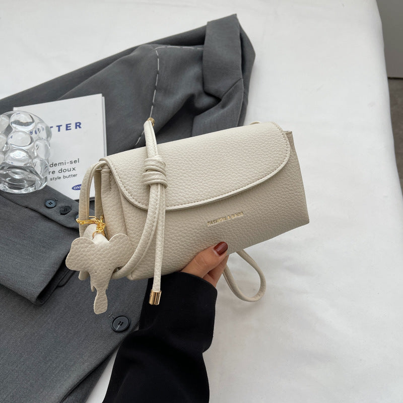 Textured PU Shoulder Bag