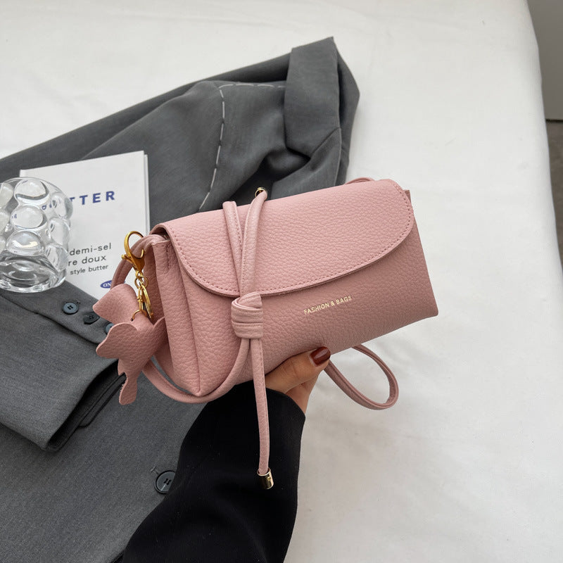 Textured PU Shoulder Bag