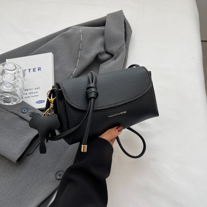 Textured PU Shoulder Bag