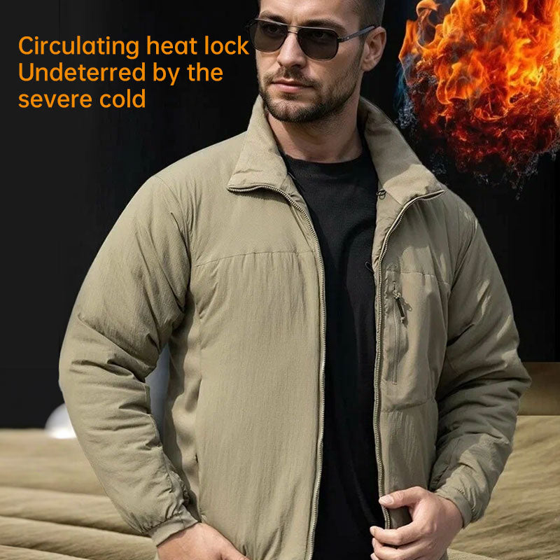 Lightweight Water-Resistant Padded Hooded Tech Jacket for Outdoors, Hiking & Daily Wear
