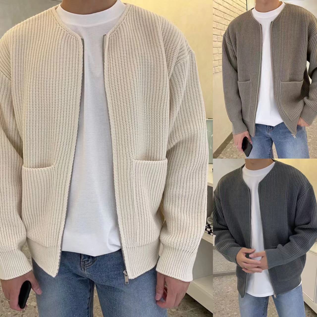 Full-zip Mid-weight Knitted Cardigan