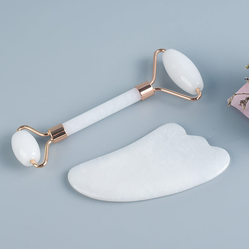 Natural Jade Face Care Roller Set