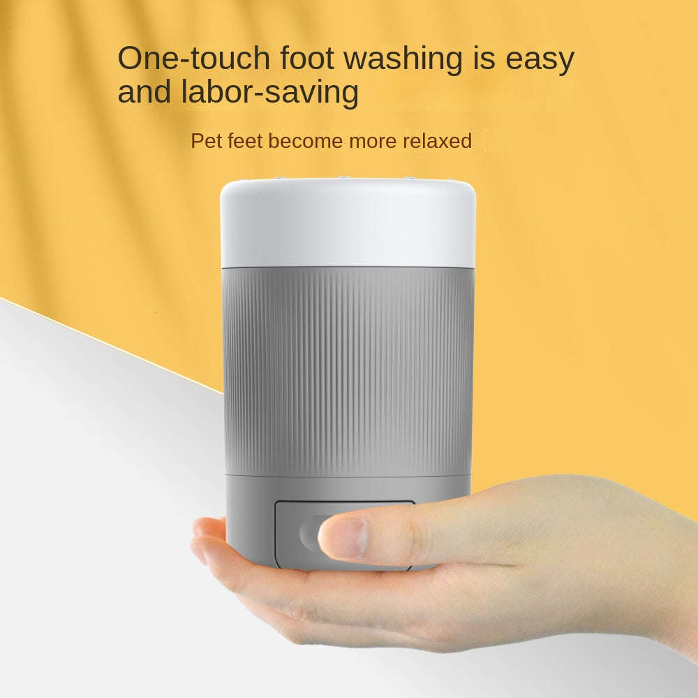 Pet Foot Washing Cup Paw Cleaning Tool With Towel