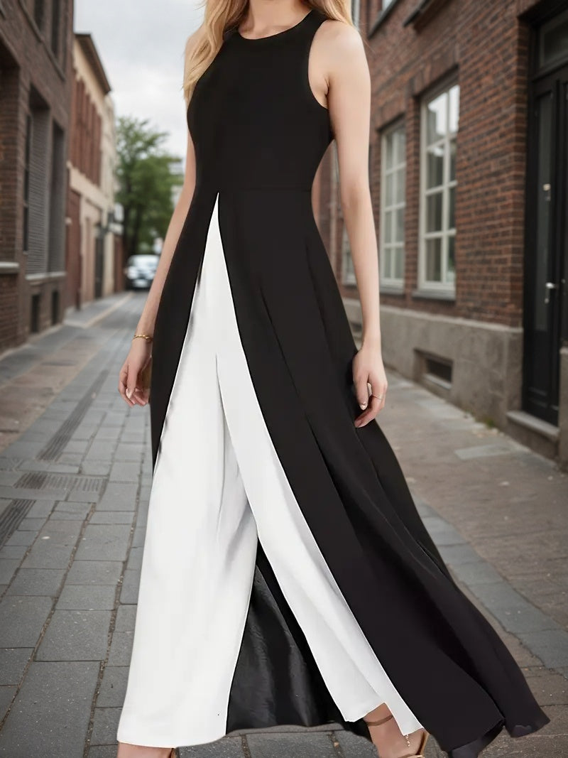 Layered Jumpsuit Dress