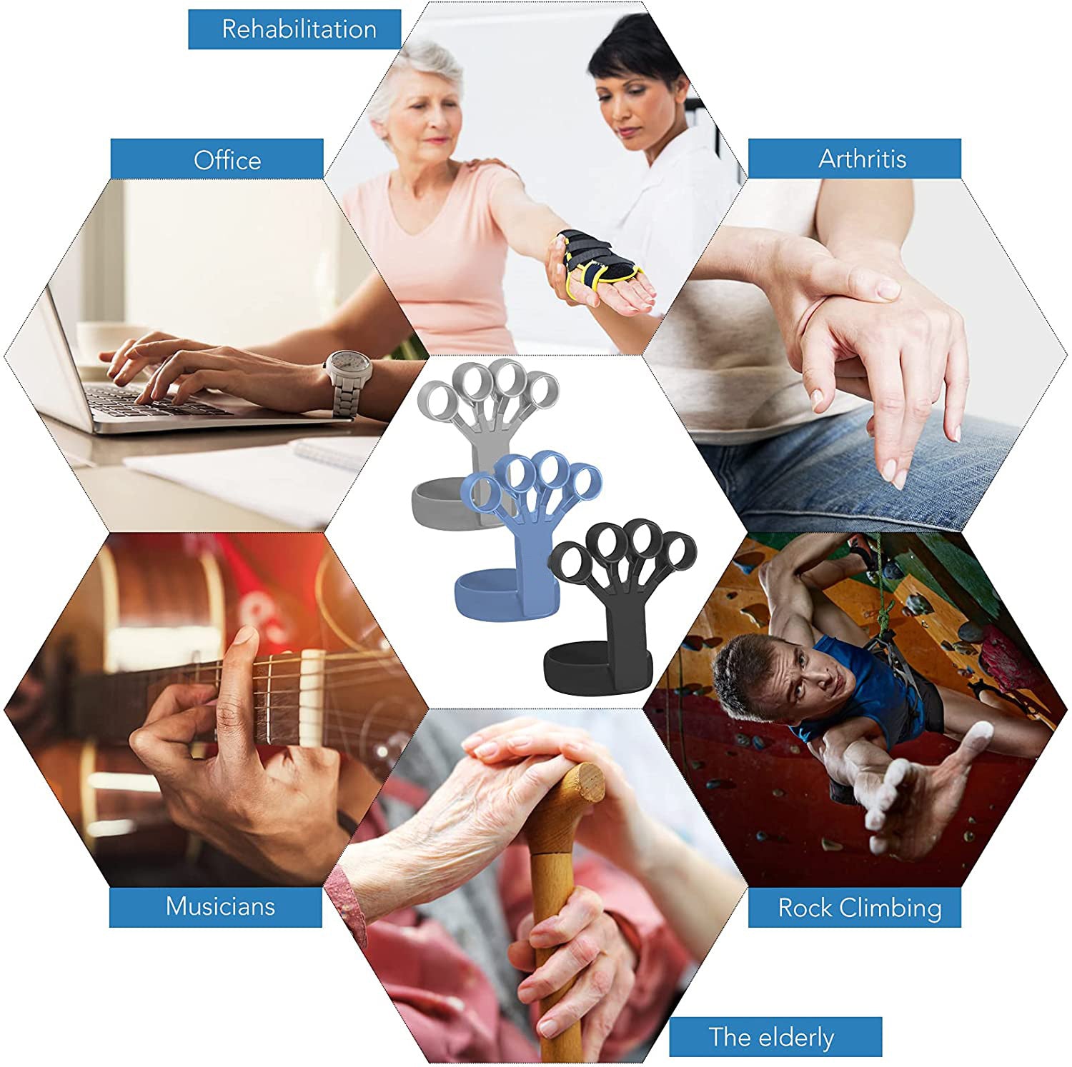 Rehabilitating Hand Grip Training Device