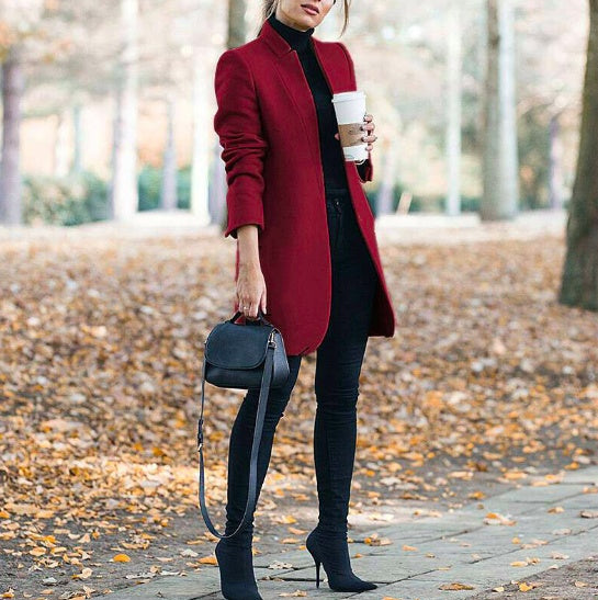 Long Elegant Wool Coat