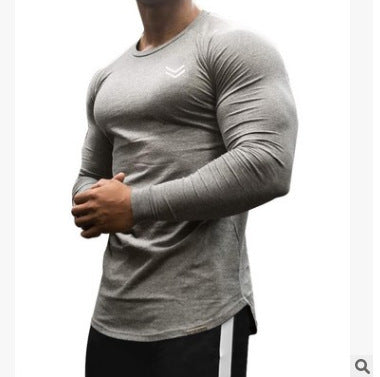 Loose And Quick-Drying Men's Training Long Sleeve T-Shirt