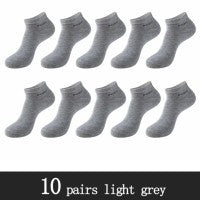 Men's Breathable Bamboo Fiber Trainer Short Socks
