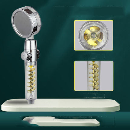 Twin-turbo Pressurised Propeller Multifunctional Fan Shower Shower Head