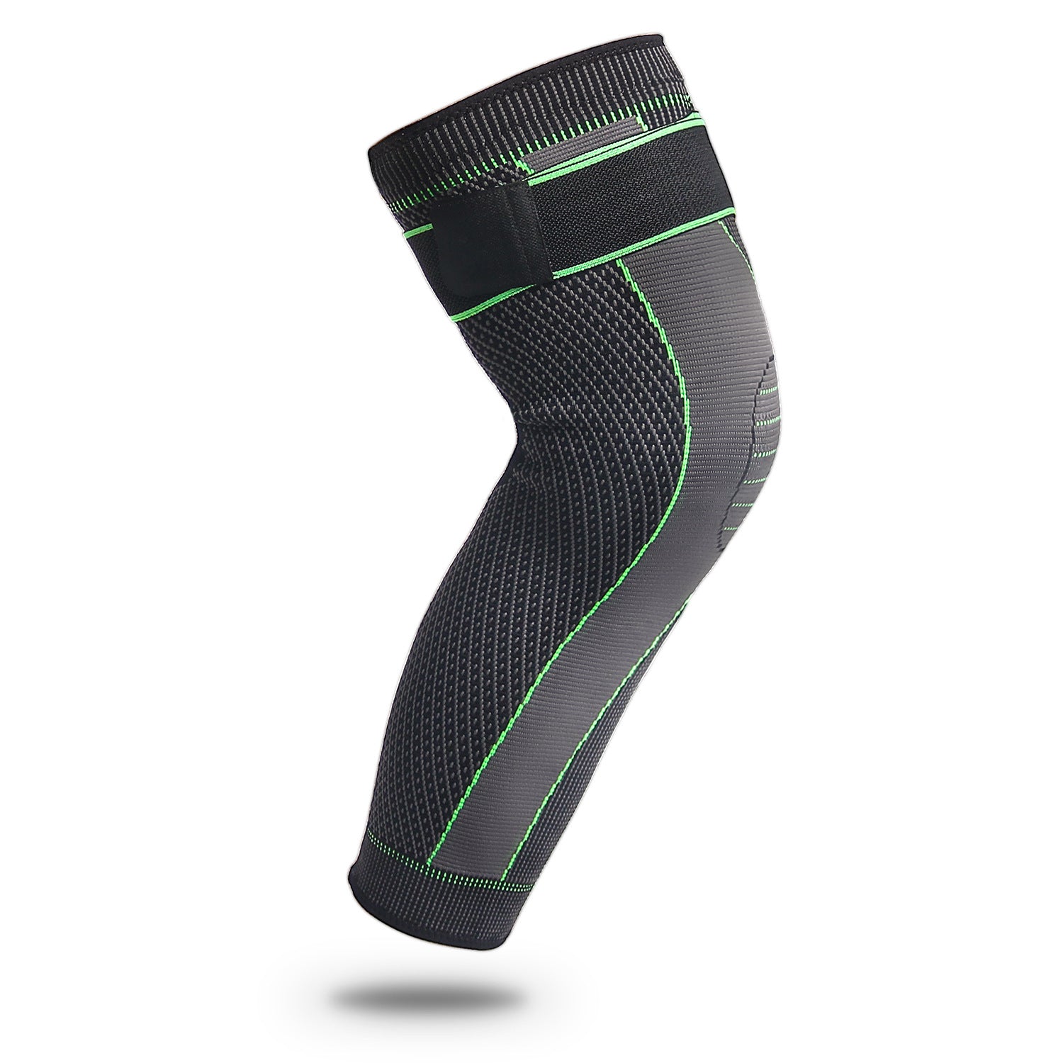 Knitted Strap Compression Exercise Extended Knee Protector