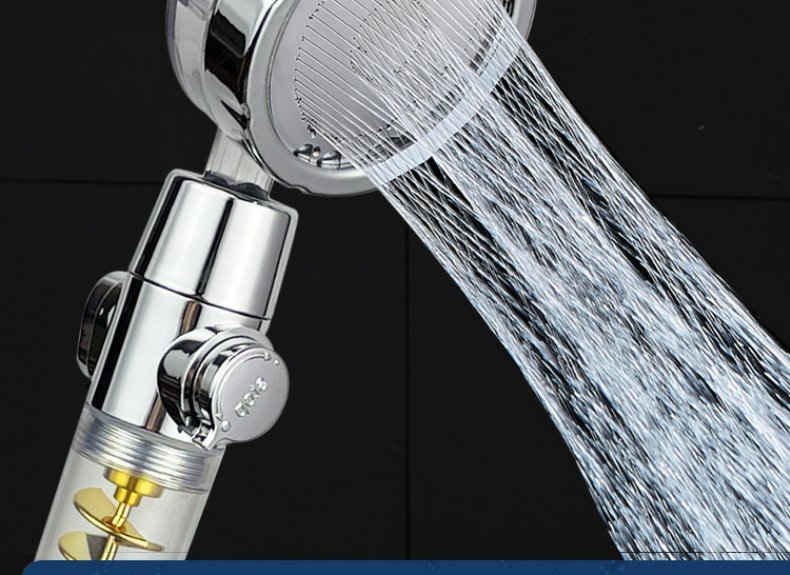 Twin-turbo Pressurised Propeller Multifunctional Fan Shower Shower Head