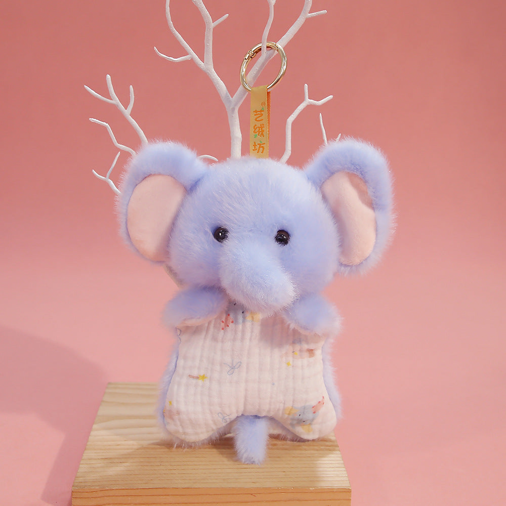 Adorable Mini Plush Toy Keychain Pendant
