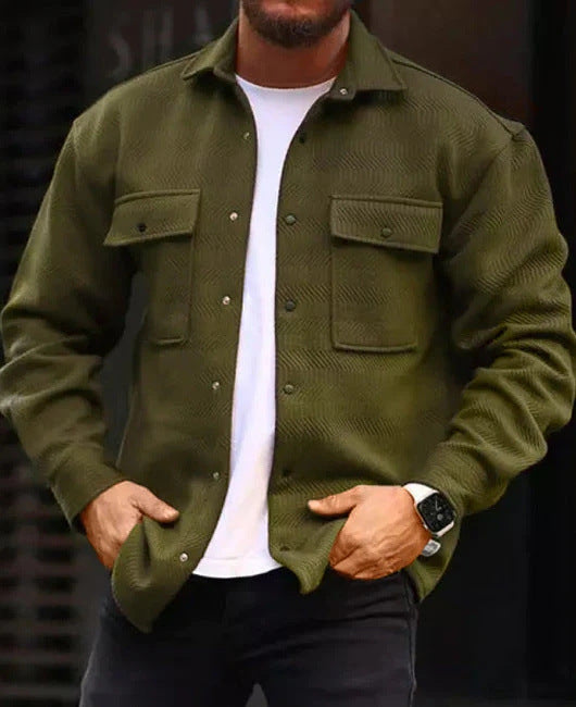 Button Workwear Overshirt