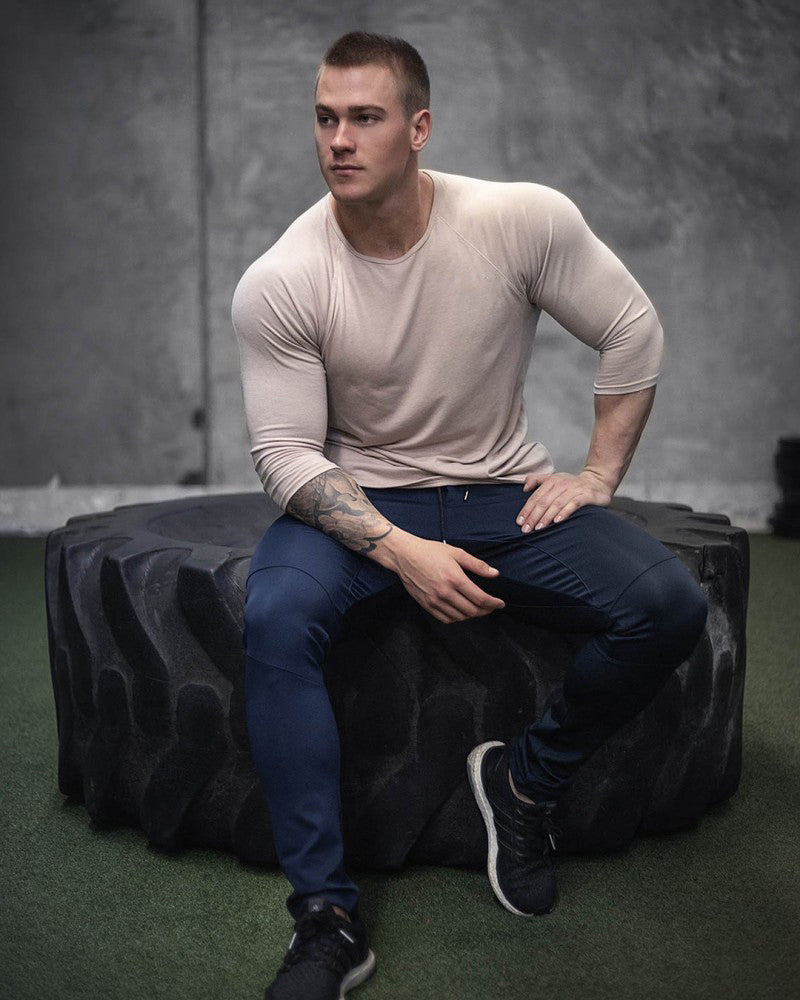 Loose And Quick-Drying Men's Training Long Sleeve T-Shirt