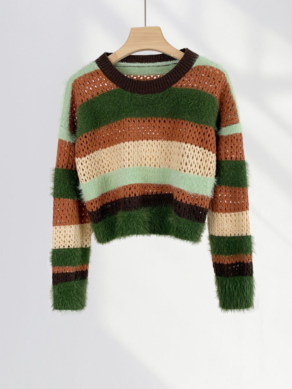 Colourful striped sweater