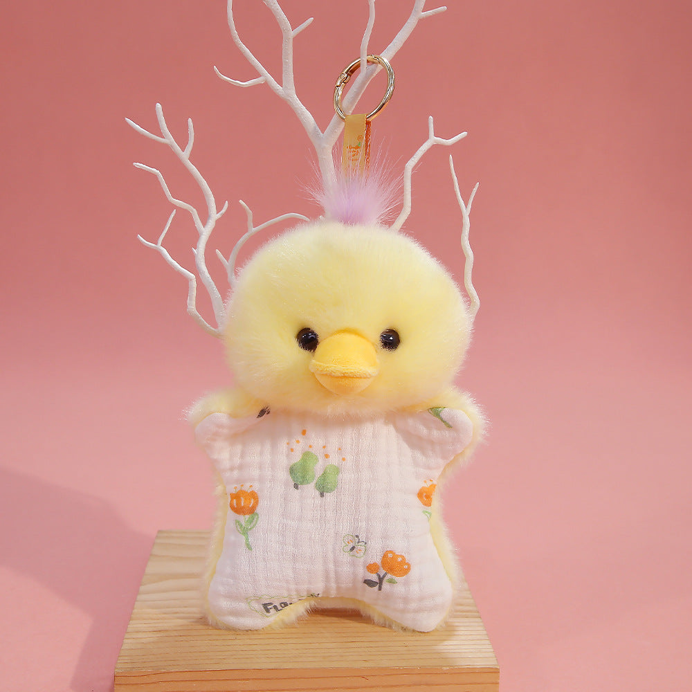 Adorable Mini Plush Toy Keychain Pendant