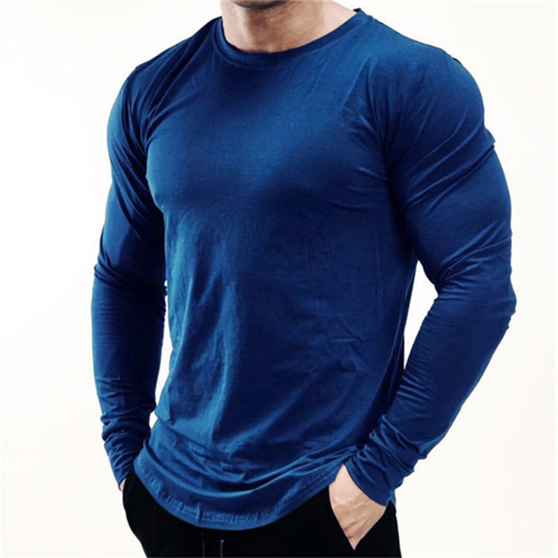Loose And Quick-Drying Men's Training Long Sleeve T-Shirt