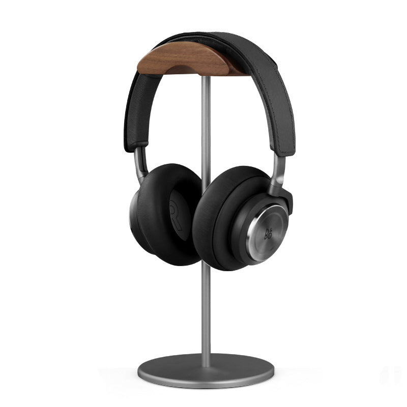 Headphone Stand Holder AirPods Max Headphone Rack Aluminium Hook Solid Wood Headphone Organiser