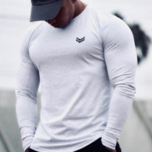 Loose And Quick-Drying Men's Training Long Sleeve T-Shirt