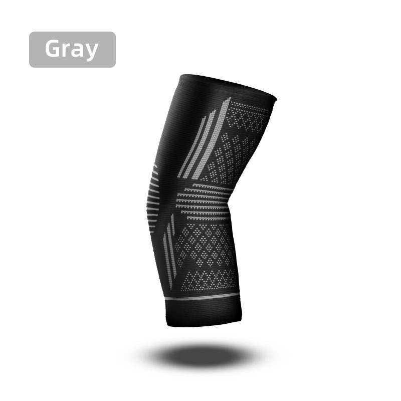 Sports elbow knitted protection with four-way elastic stretch