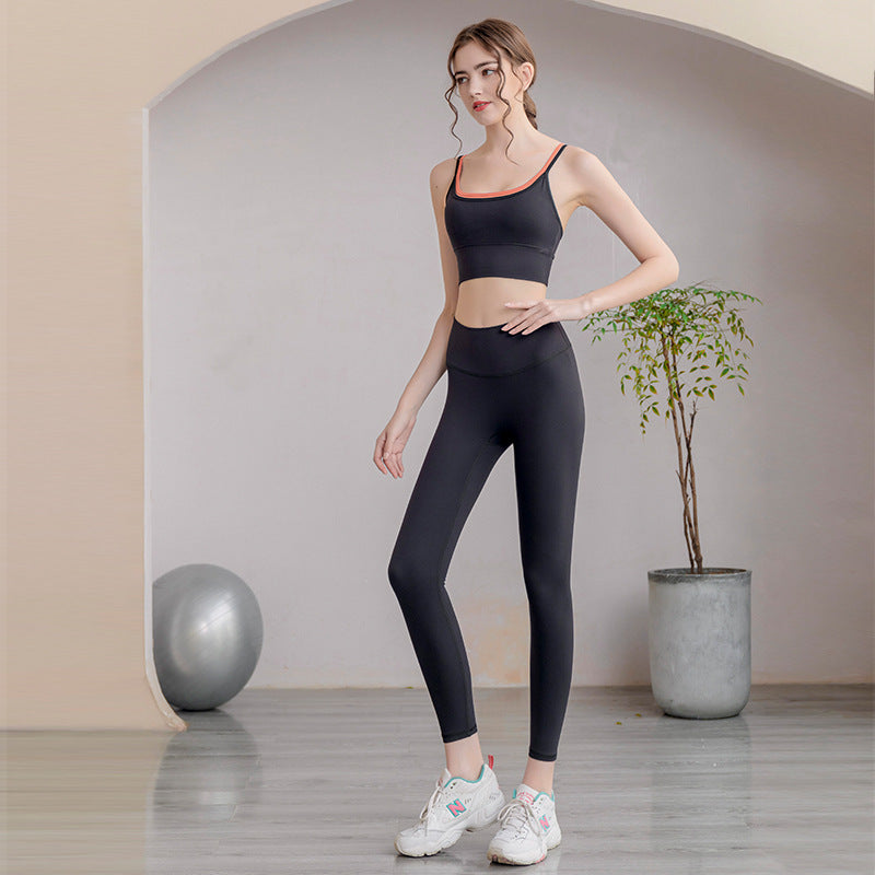 Yoga Pants & Bra 2-piece Matching Set/Pants/Bra