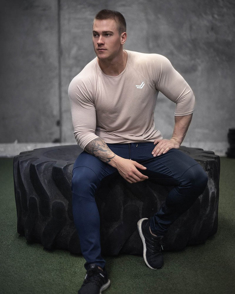 Loose And Quick-Drying Men's Training Long Sleeve T-Shirt
