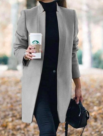 Long Elegant Wool Coat