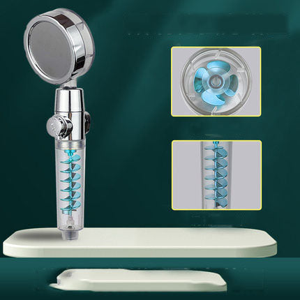 Twin-turbo Pressurised Propeller Multifunctional Fan Shower Shower Head