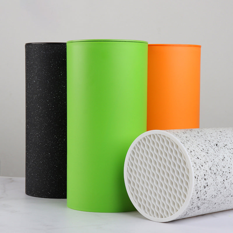 Multifunctional Round Plastic Resin Knife Holder