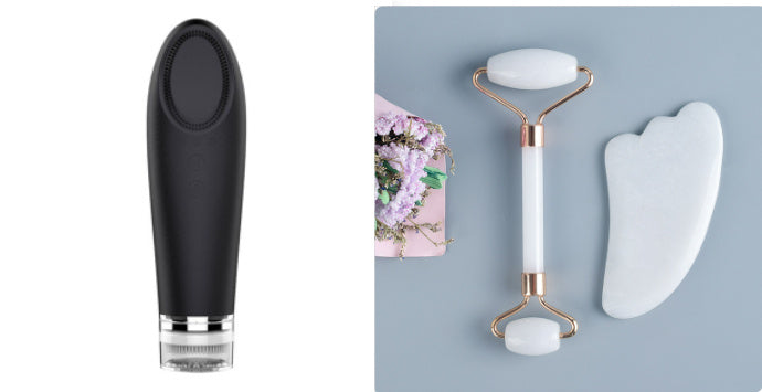 Natural Jade Face Care Roller Set