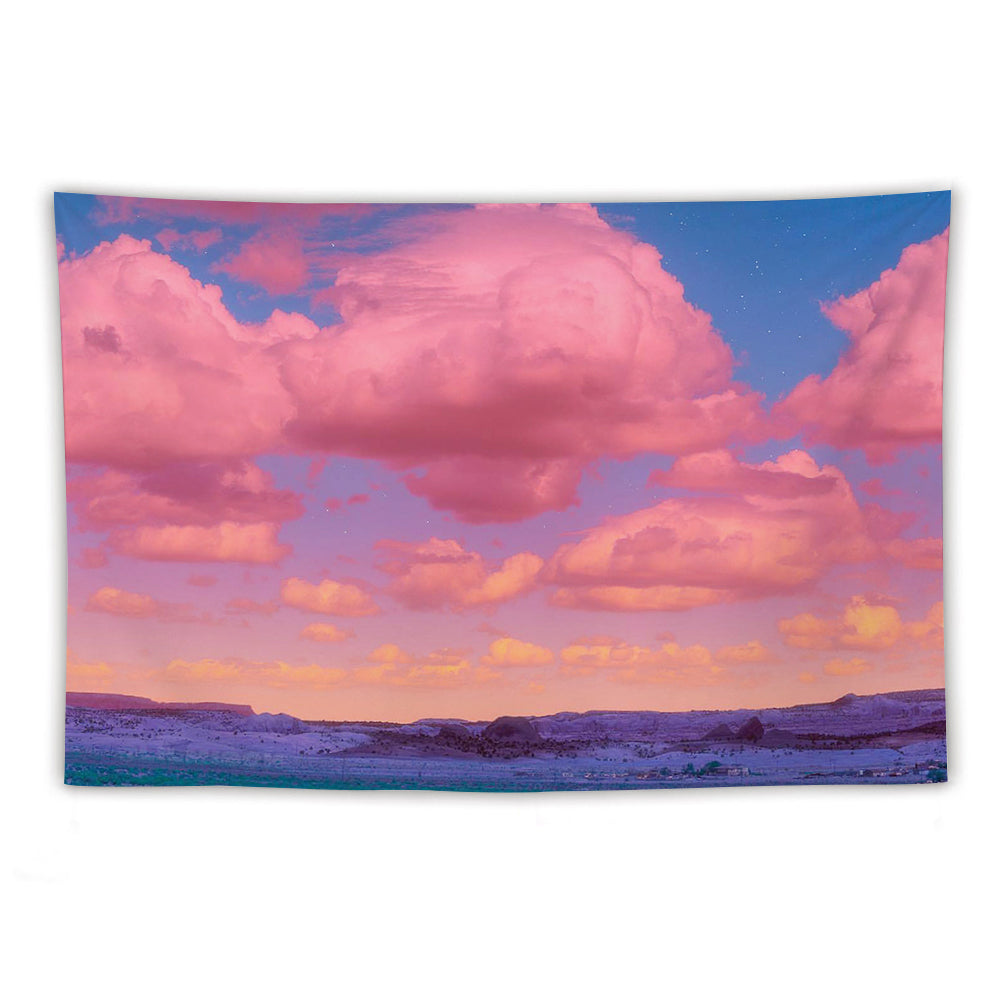 Pink Cloud 80's Retro Dream Wall Tapestry