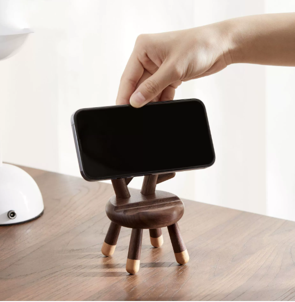 Cute Phone Holder Deer Antler Stool Style