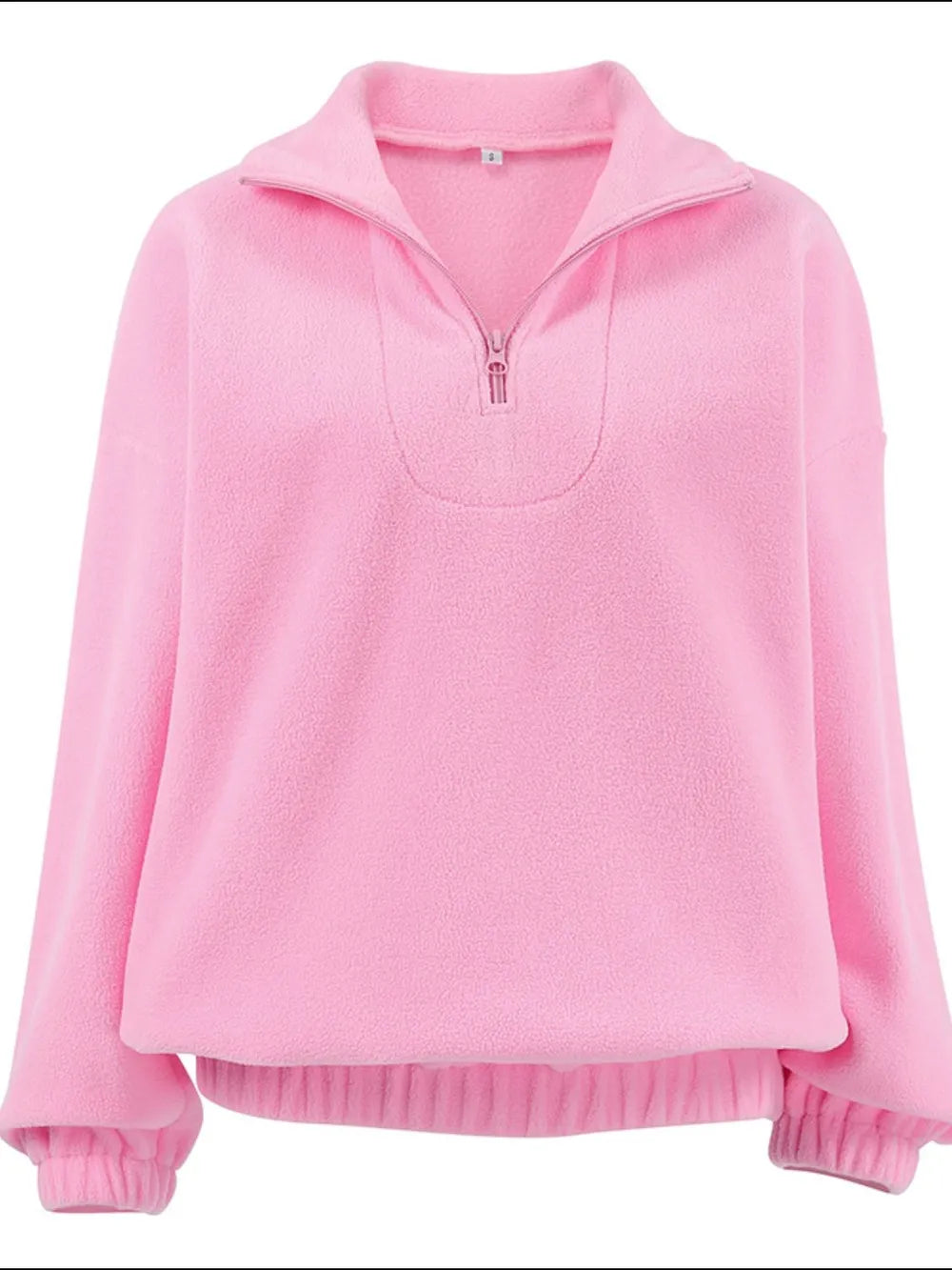 Quarter-zip Long-sleeve Sweatshirt