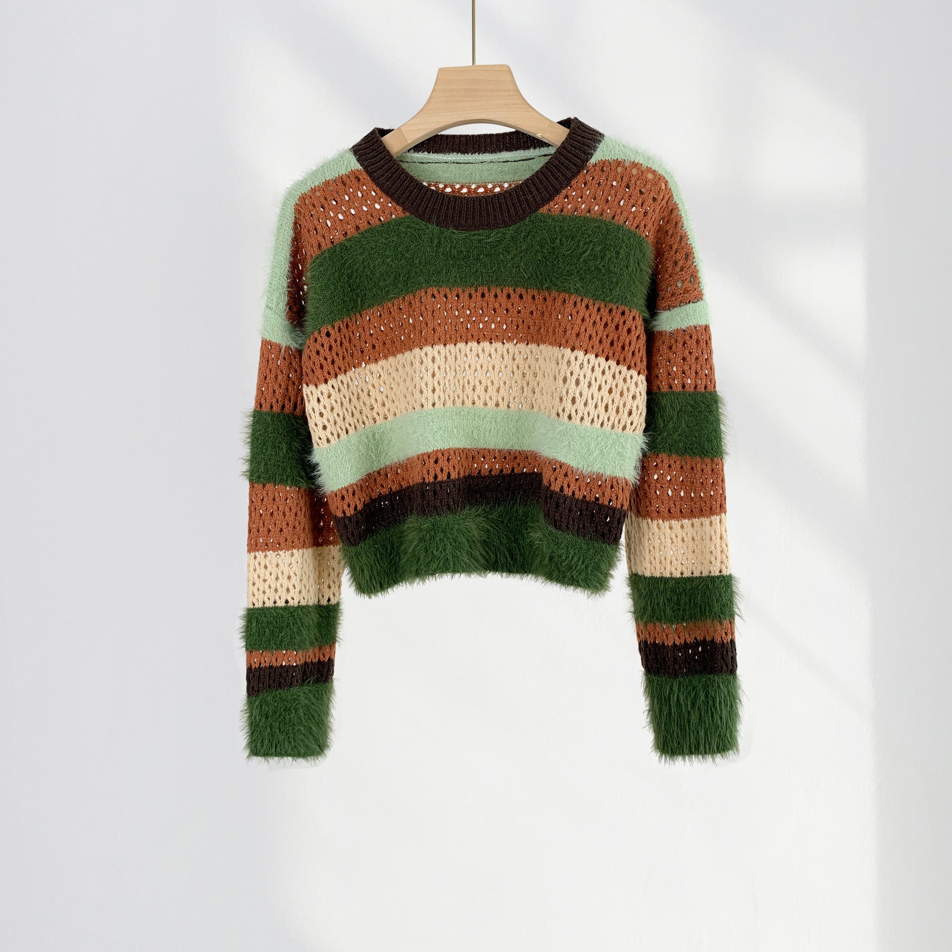Colourful striped sweater