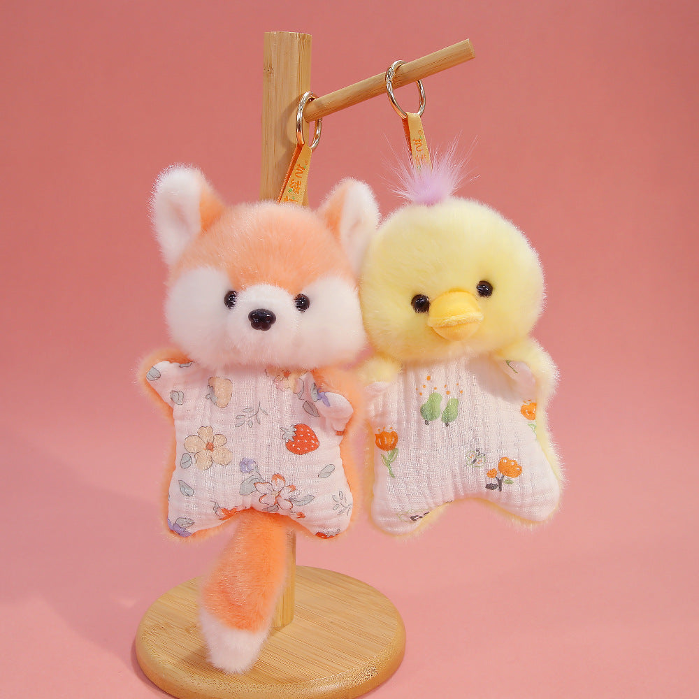 Adorable Mini Plush Toy Keychain Pendant