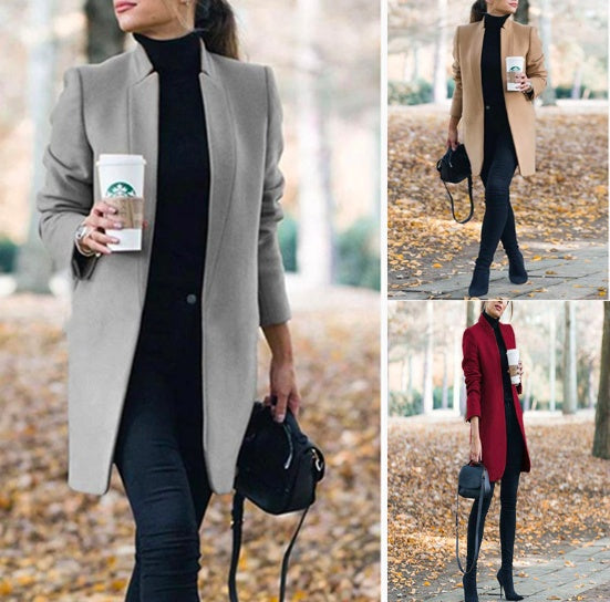 Long Elegant Wool Coat
