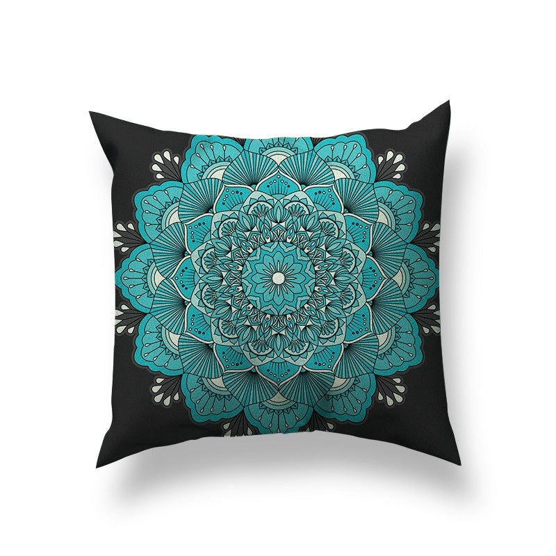 Short Plush Pillowcase Bohemian-Style Short Plush Material Sofa Cushion Cover