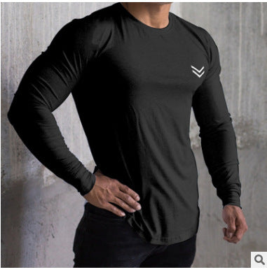 Loose And Quick-Drying Men's Training Long Sleeve T-Shirt