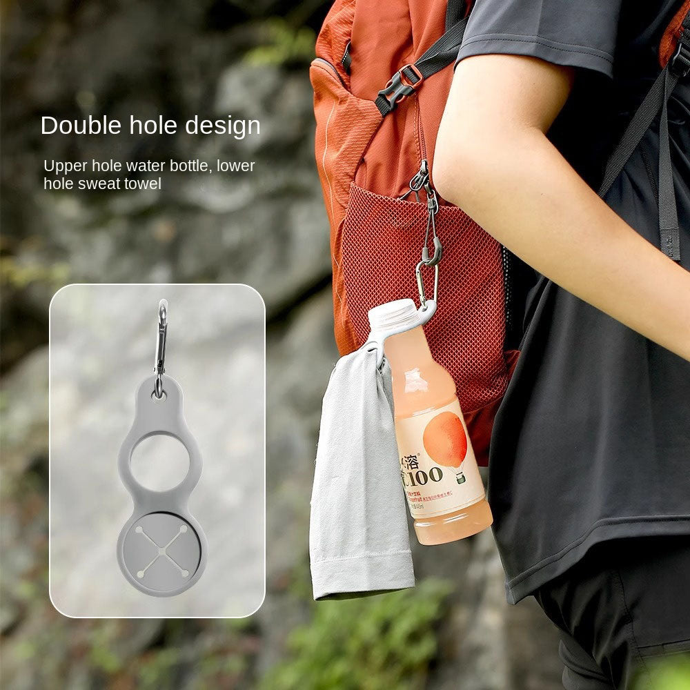 Outdoor water bottle bag hook for bags/belts/buckles