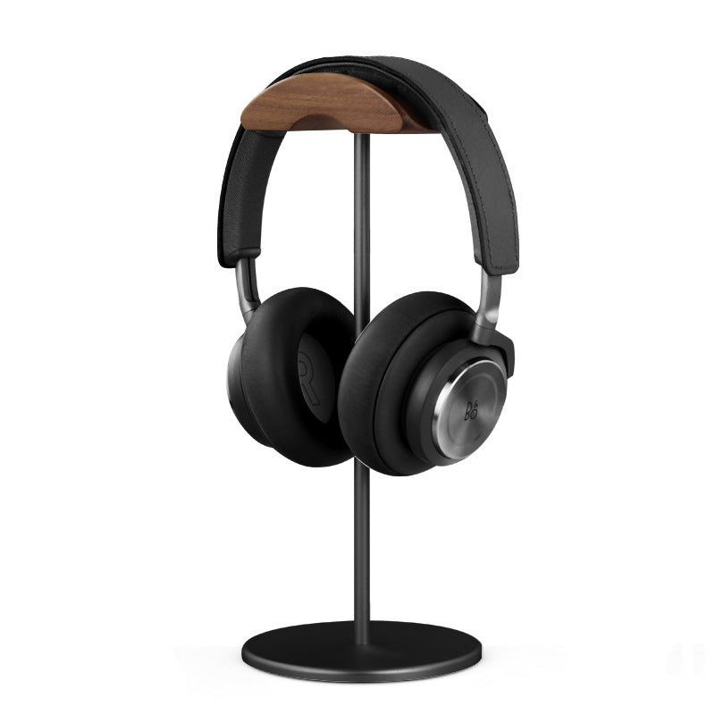 Headphone Stand Holder AirPods Max Headphone Rack Aluminium Hook Solid Wood Headphone Organiser