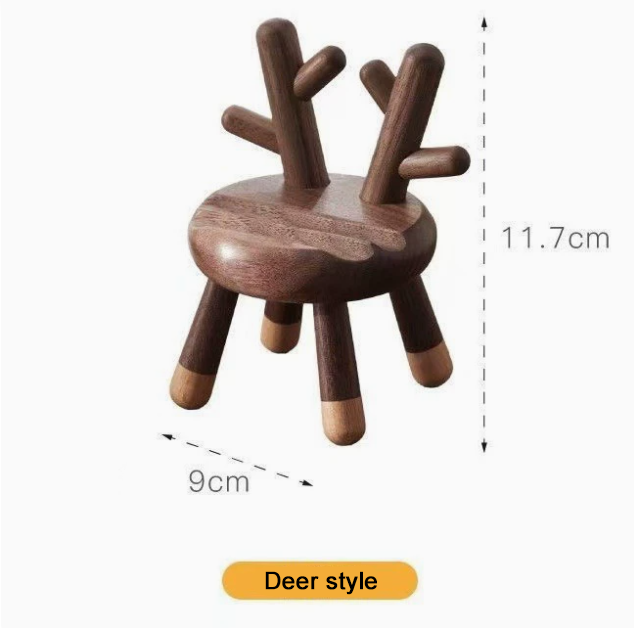 Cute Phone Holder Deer Antler Stool Style