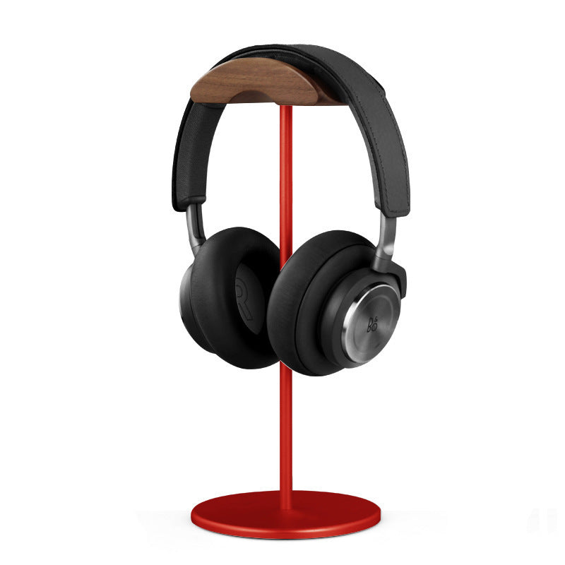 Headphone Stand Holder AirPods Max Headphone Rack Aluminium Hook Solid Wood Headphone Organiser