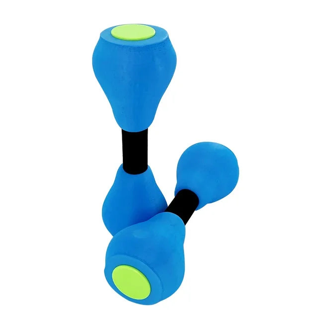 Water Dumbells Aquatic Exercise Pool Fitness Equipment Blue Foam Water Aerobic Exercise Fitness Equipment