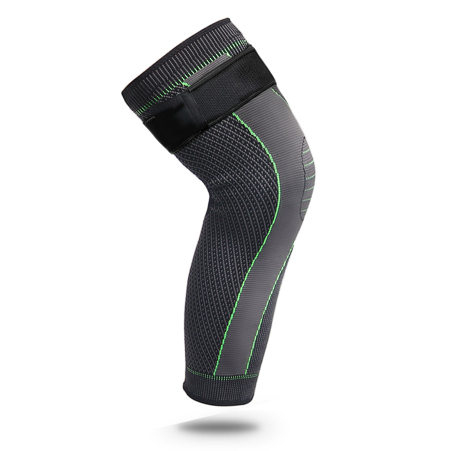 Knitted Strap Compression Exercise Extended Knee Protector
