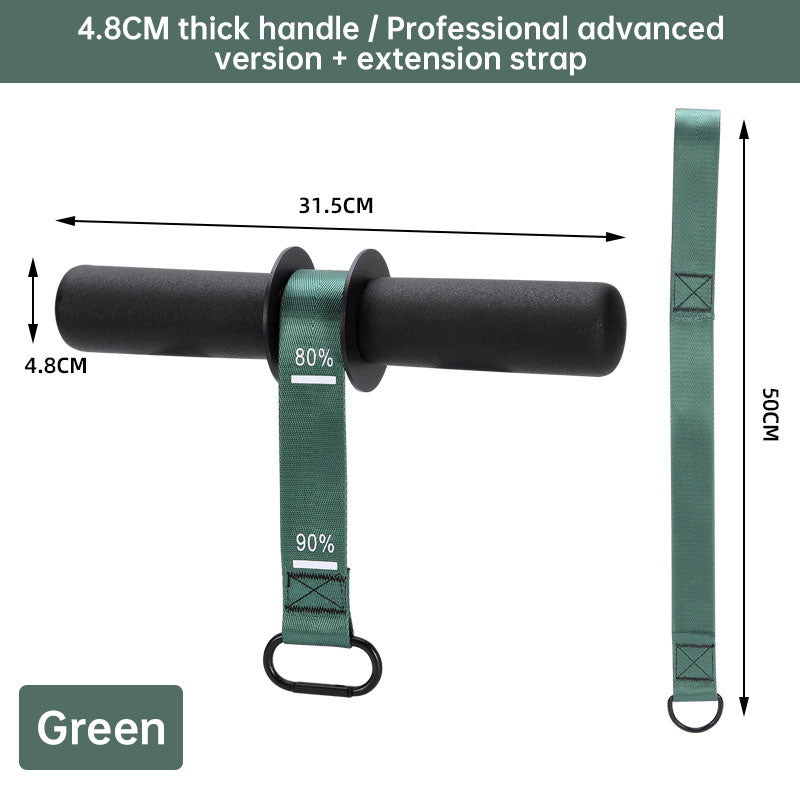 Adjustable Forearm Strength Trainer with Thickened Anti-Slip Wrist Roller, Belt Included, Durable Home Fitness Equipment