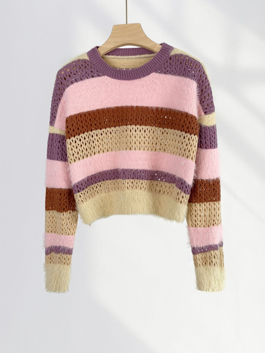 Colourful striped sweater
