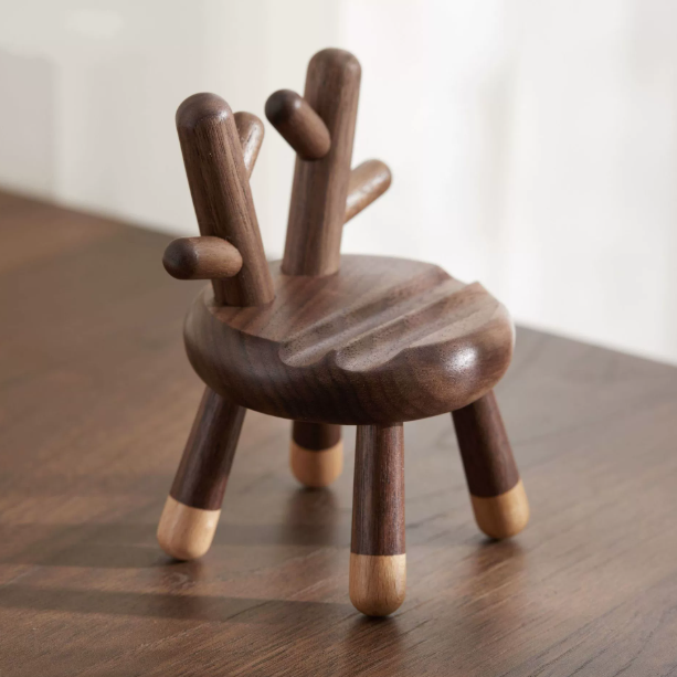 Cute Phone Holder Deer Antler Stool Style